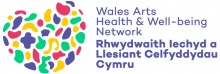 Rhwydwaith Celfyddydau, Iechyd a Lles Cymru logo